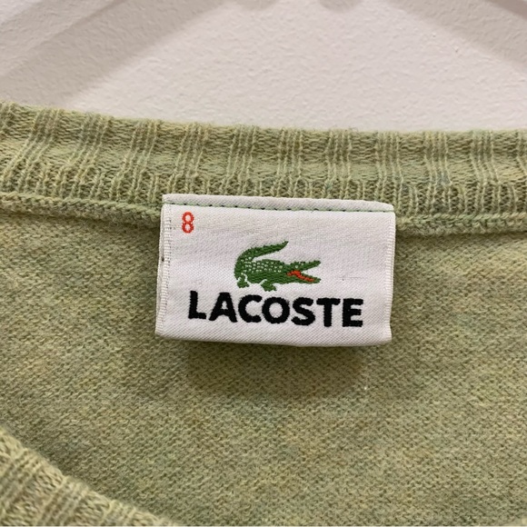 Light green Lacoste sweater - Picture 2 of 9